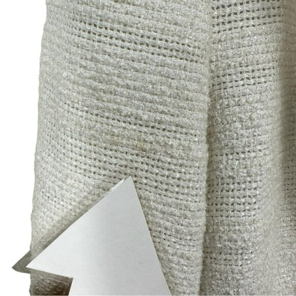 Alice + Olivia White Textured Boucle Tweed Jacket - Picture 10 of 16